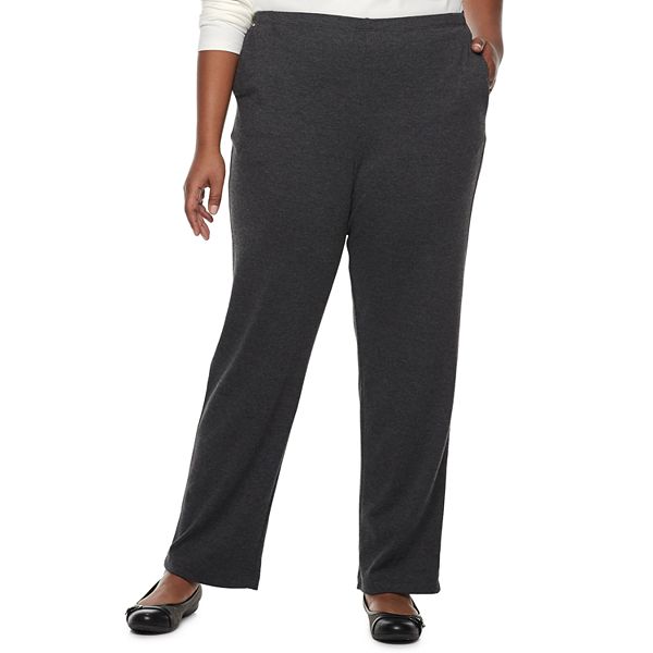 Plus Size Croft & Barrow® Pull-On Knit Leisure Pants