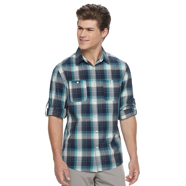 Men's Urban Pipeline™ Awesomely Soft Plaid Button-Down Shirt