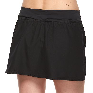 Women's Croft & Barrow® Solid Swim Skirt Bottoms