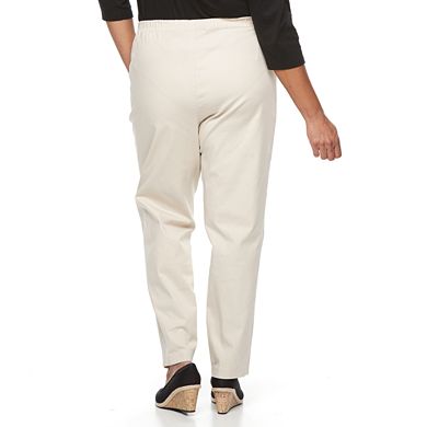 Plus Size Croft & Barrow® Classic Pull On Straight-Leg Pants