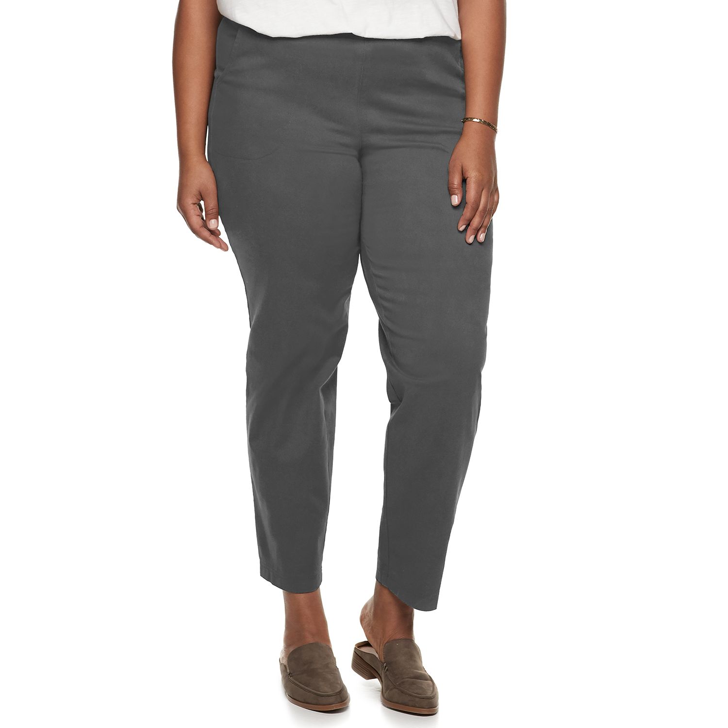 Pantalon Habillé Homme Noir Croft & Barrow - Taille 36x29 (entrejambe 28.5") - Polyester Plissé - Occasion Très Bon état