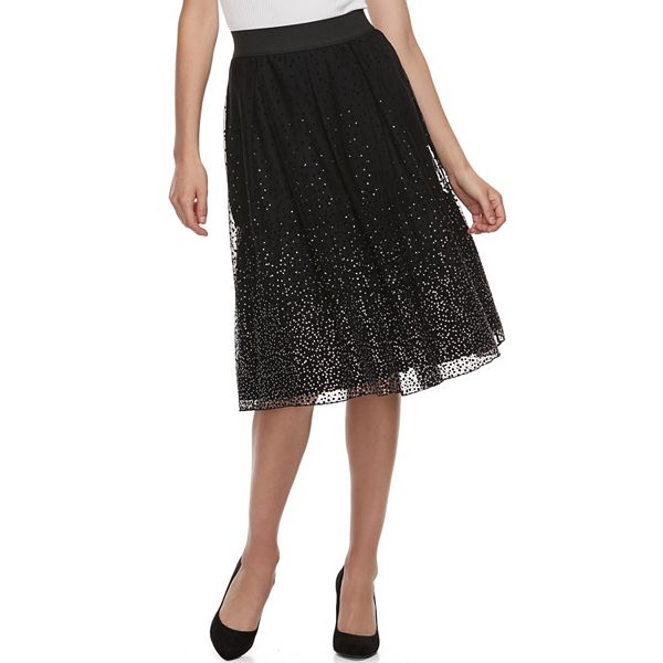 Women's Ronni Nicole Embellished Tulle Skirt