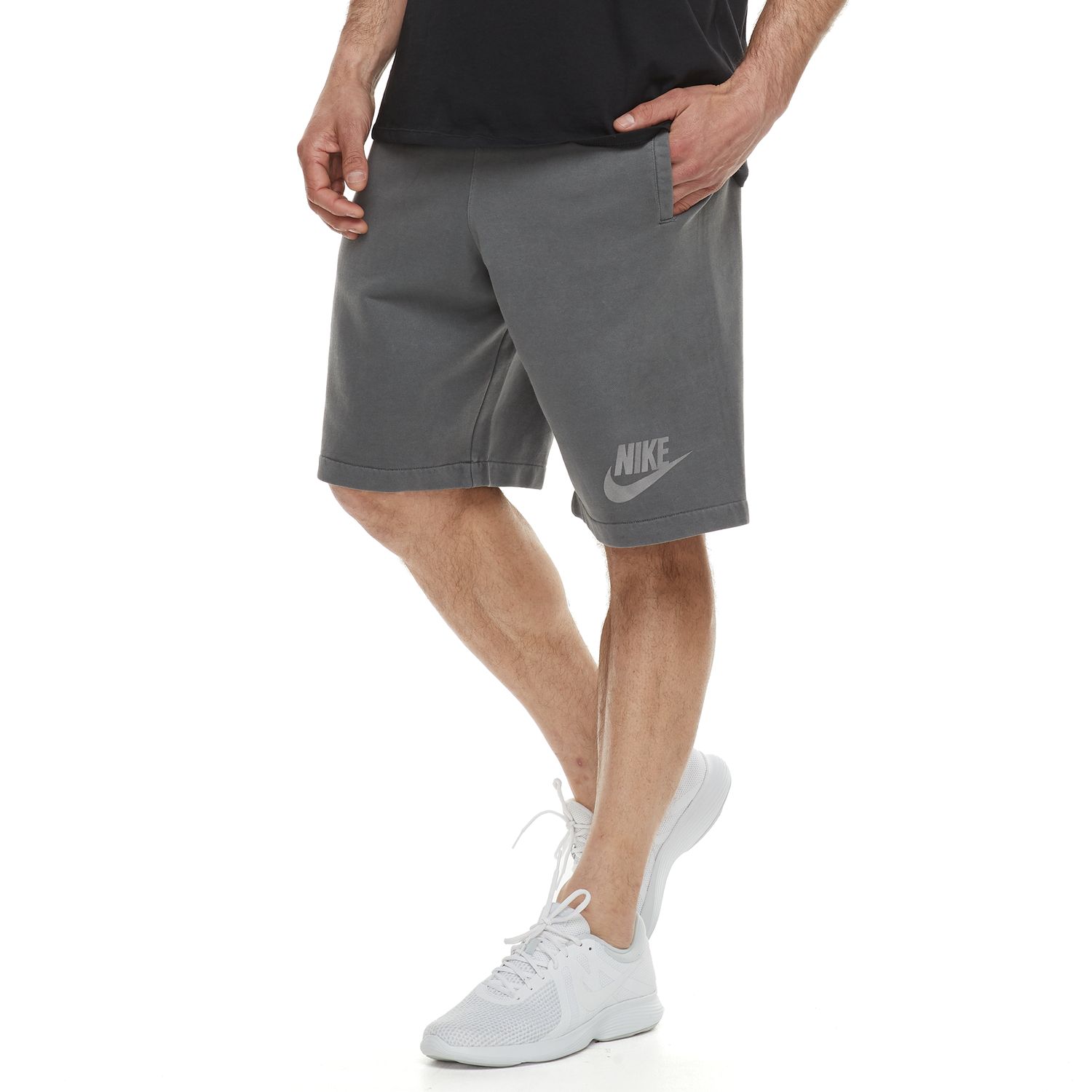 nike terry shorts mens