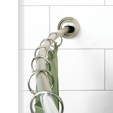 Zenna Home Never Rust Curved Tension Shower Curtain Rod