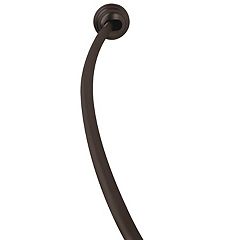 Brown Shower Curtain Rods Bathroom Bed Bath Kohl S