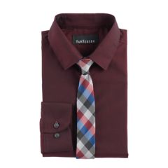 4-12 Van Heusen Sharkskin 4-Piece Vest Set