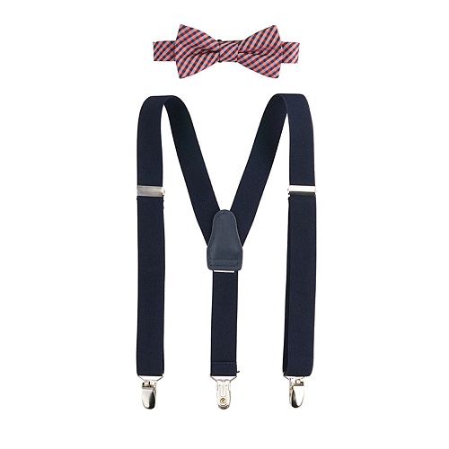 Boys 420 Chaps BowTie & Suspenders Set