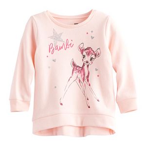 Disney Princess Baby Girl Belle High-Low Fleece Lined Pullover Sweatshirt