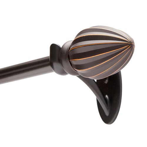 Kenney Fast Fit Bailey Easy Install Curtain Rod