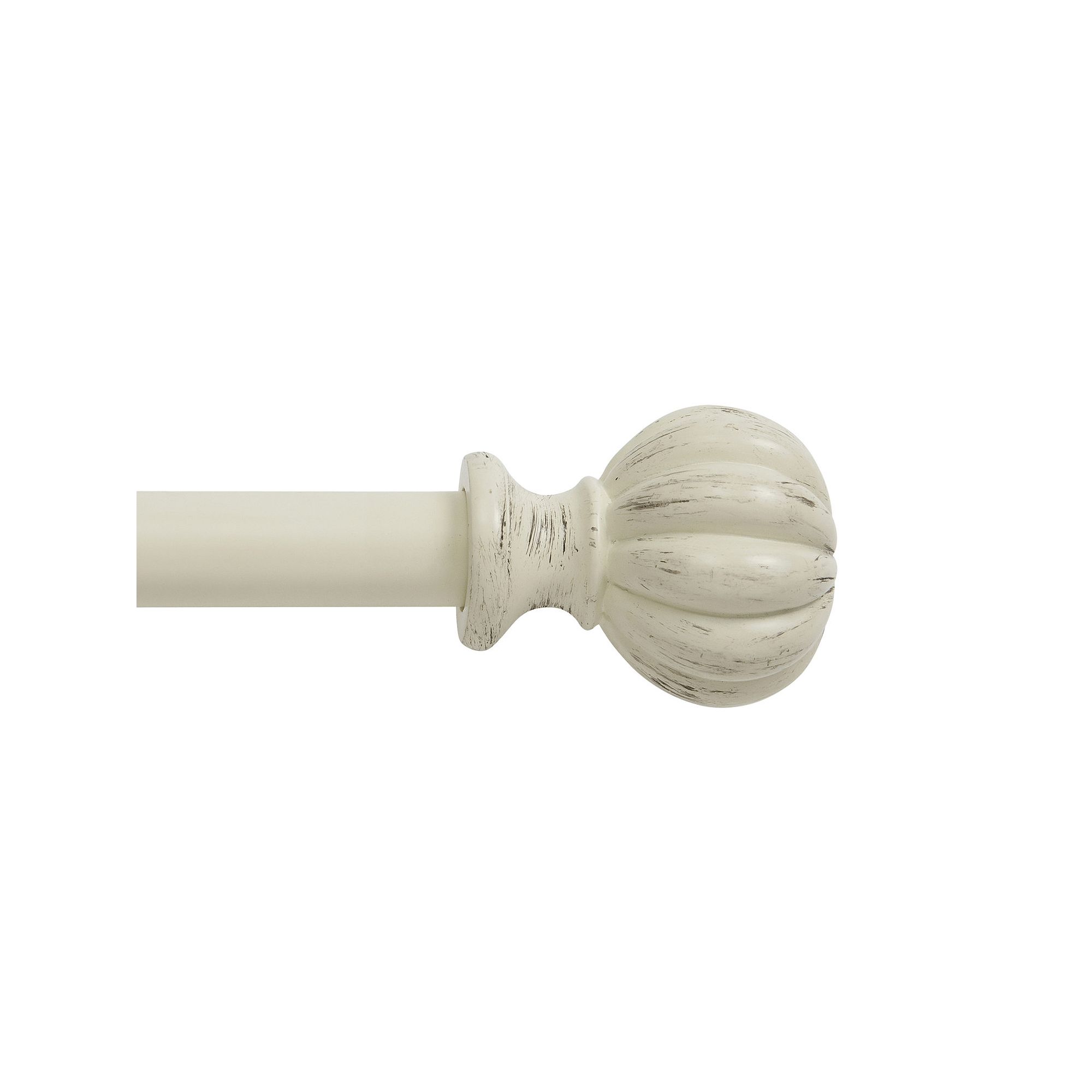 Kenney 5/8” Diameter Rachel Standard Decorative Adjustable Curtain Rod Se