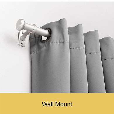 Weaver Rust-Resistant Indoor/Outdoor Cap End Adjustable Curtain Rod Set