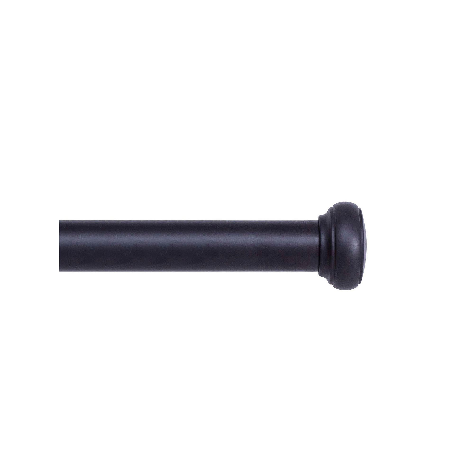 Kenney Weaver Rust-Resistant Indoor/Outdoor Cap End Adjustable Curtain Rod 