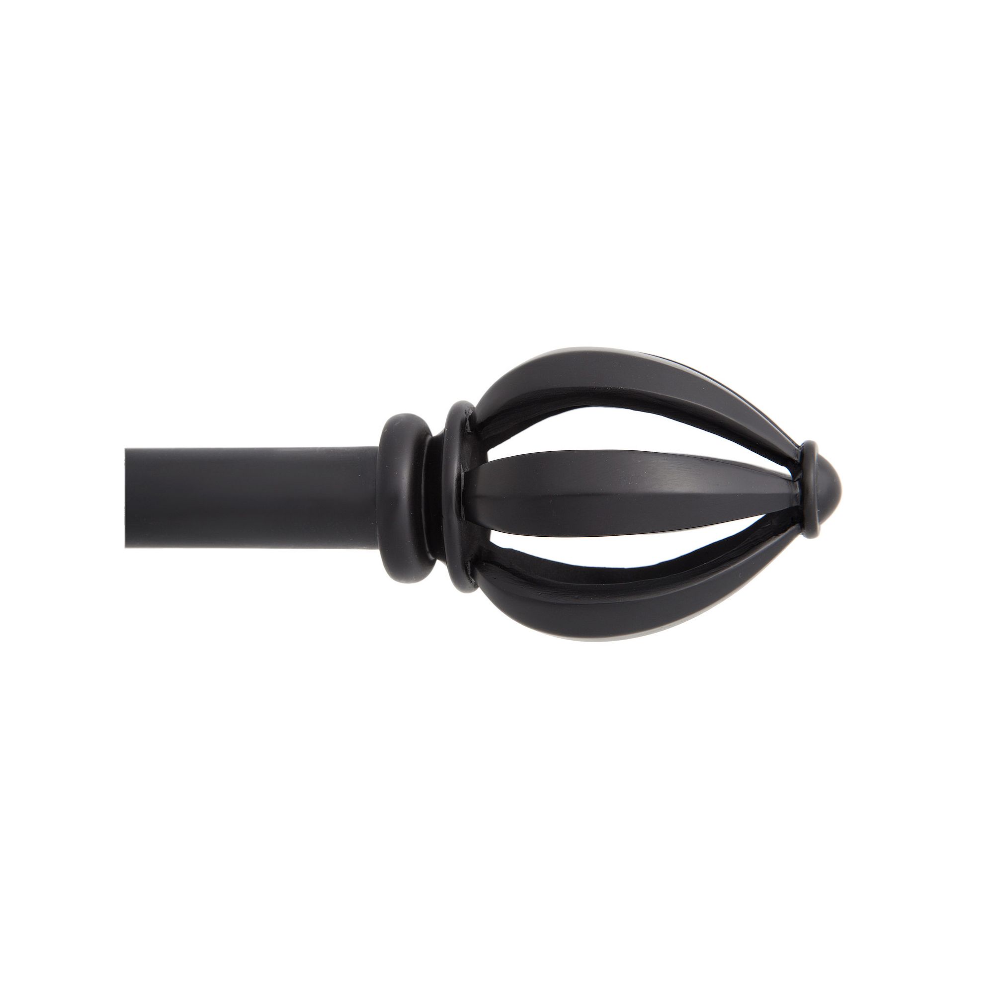 Kenney 3/4” Diameter Lucas Standard Decorative Adjustable Curtain Rod Set