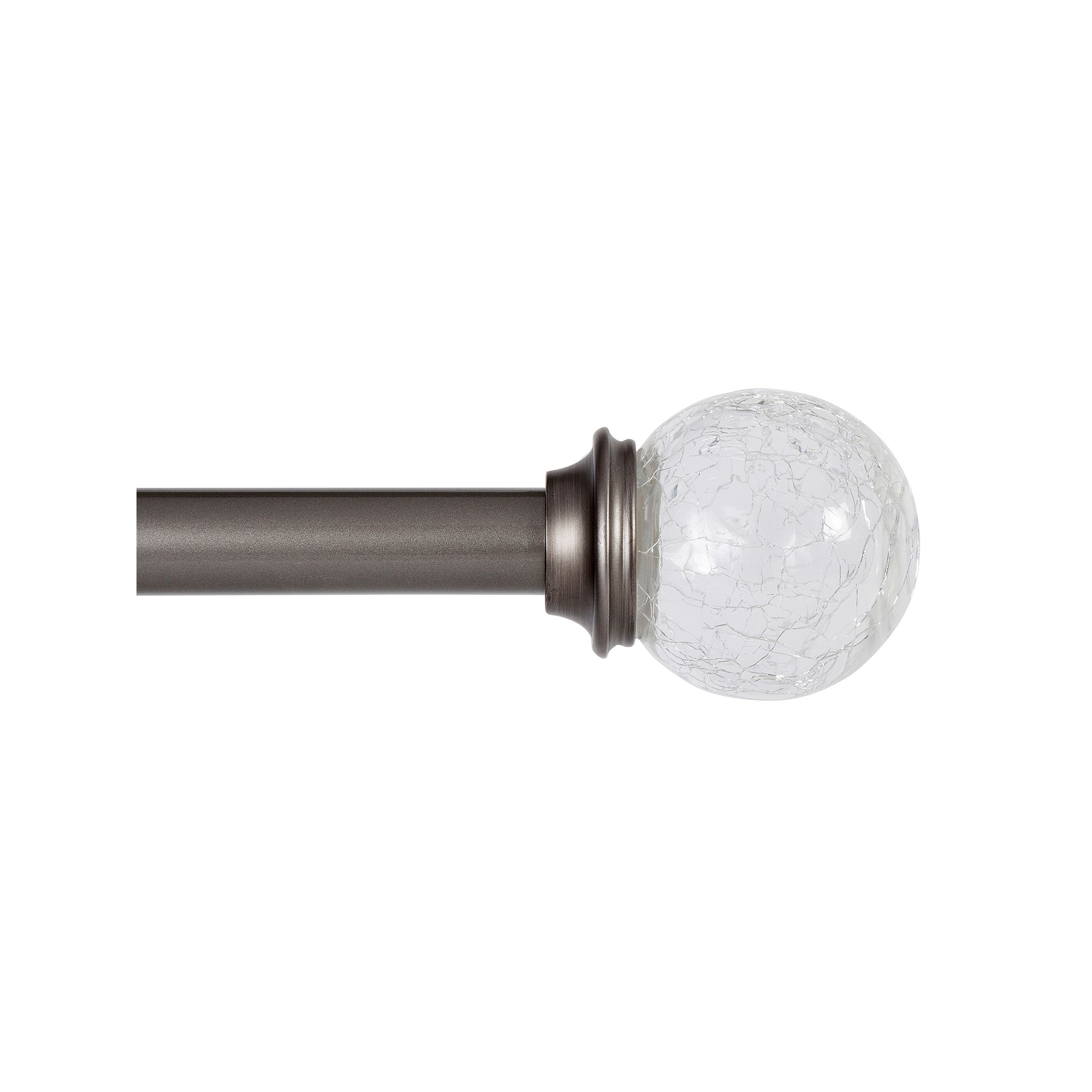 Kenney 1” Diameter Walden Premium Decorative Adjustable Curtain Rod Set, 