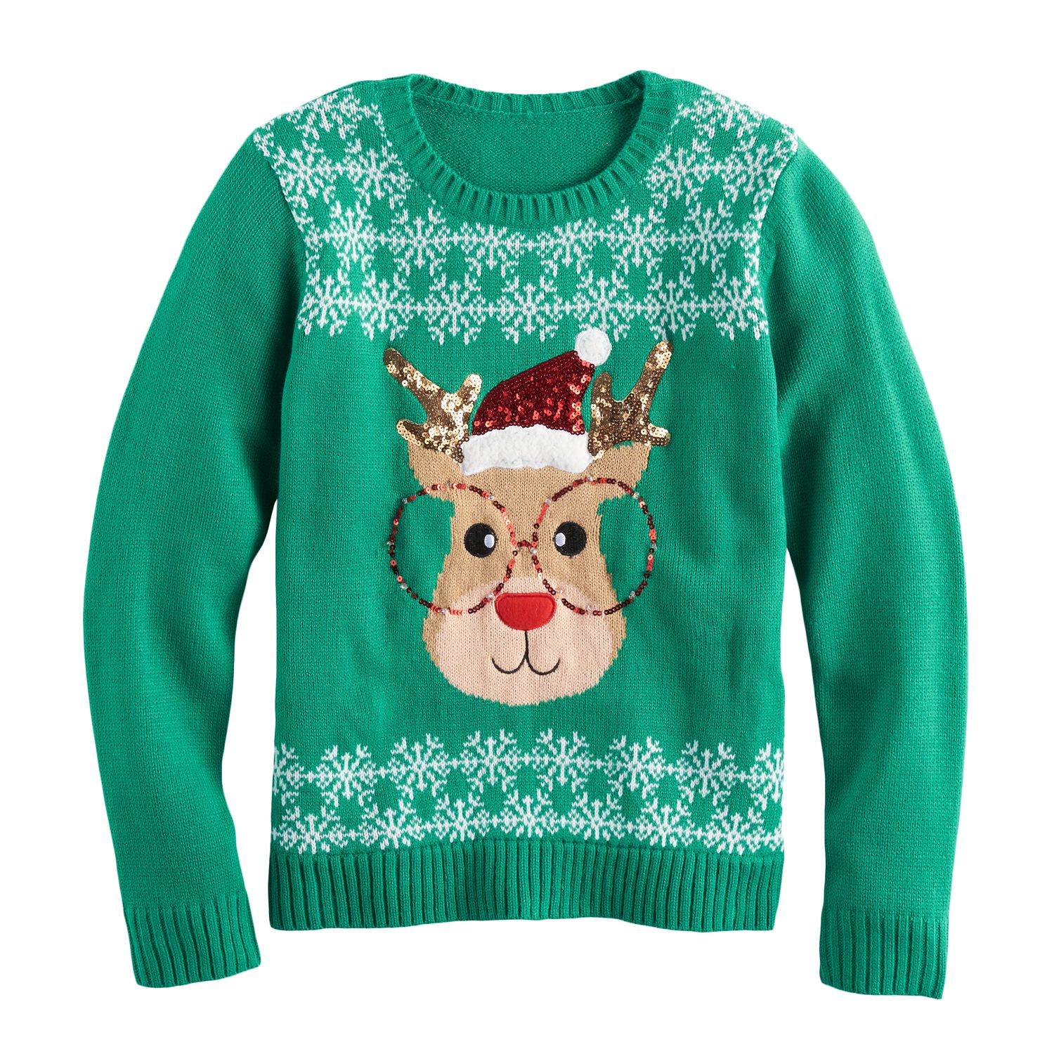 girls light up christmas sweater