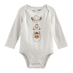 Disney's The Lion King Baby Boy Simba, Timon & Pumba Bodysuit by Jumping Beans®