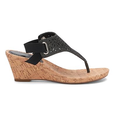 Croft & Barrow® Agnes Women's Wedge Sandals