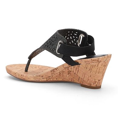Croft & Barrow® Agnes Women's Wedge Sandals
