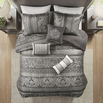Madison Park 7-piece Venetian Jacquard Comforter Set
