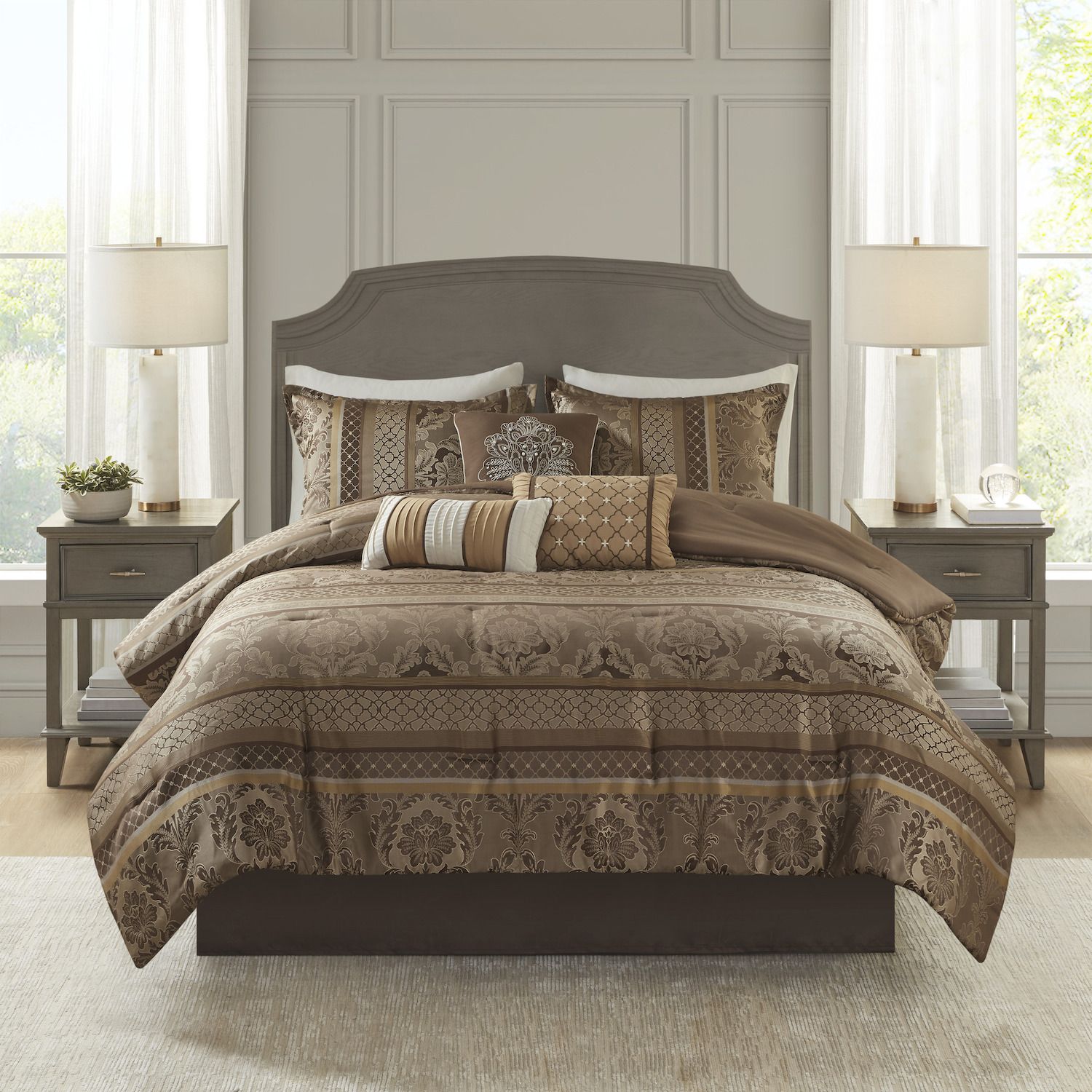 brown comforter set