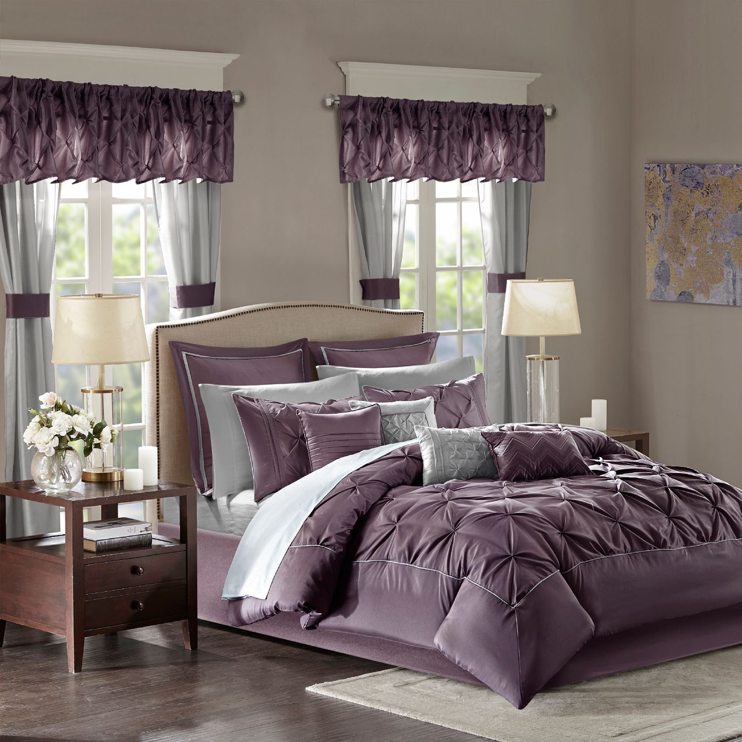 Madison Park Essentials 24-piece Loretta Bed Set