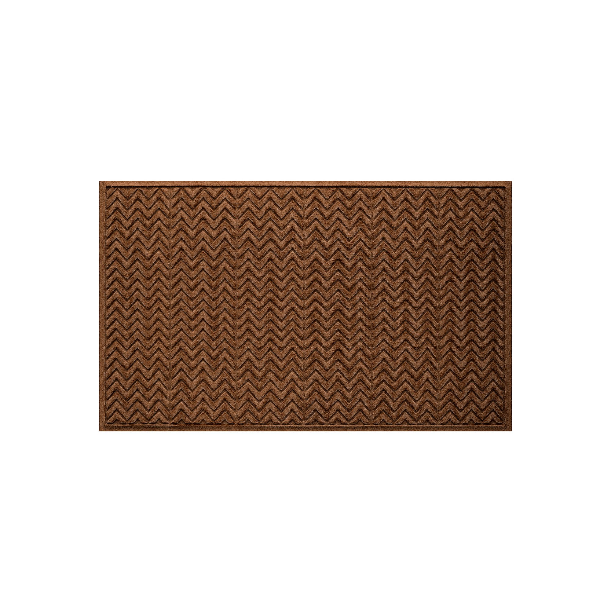Waterhog Chevron Indoor Outdoor Mat, Dark Brown