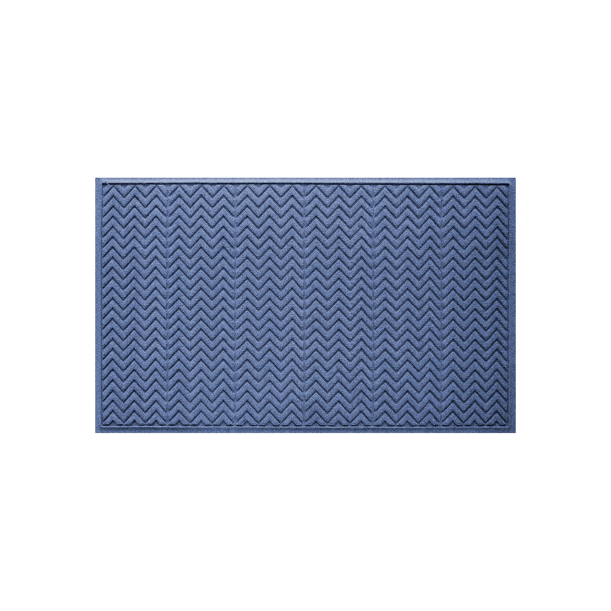 Waterhog Chevron Indoor Outdoor Mat, Blue