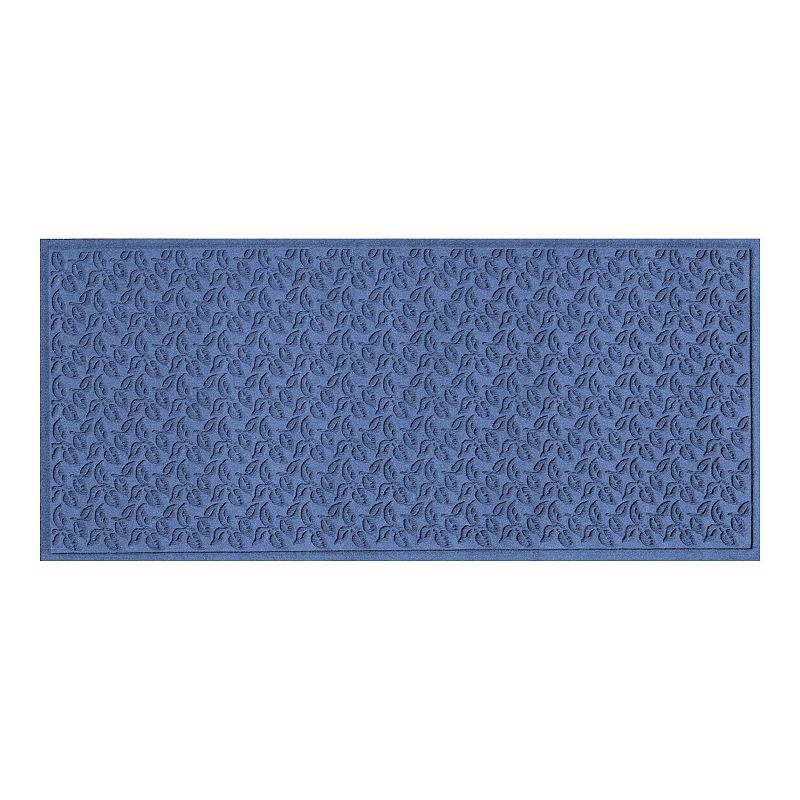 62320314 Waterhog Dogwood Leaf Indoor Outdoor Mat, Blue, 2X sku 62320314