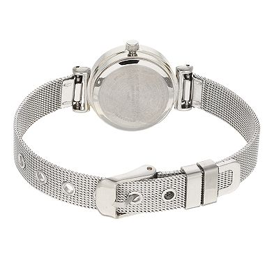 Women's Crystal Accent Mesh Band Watch