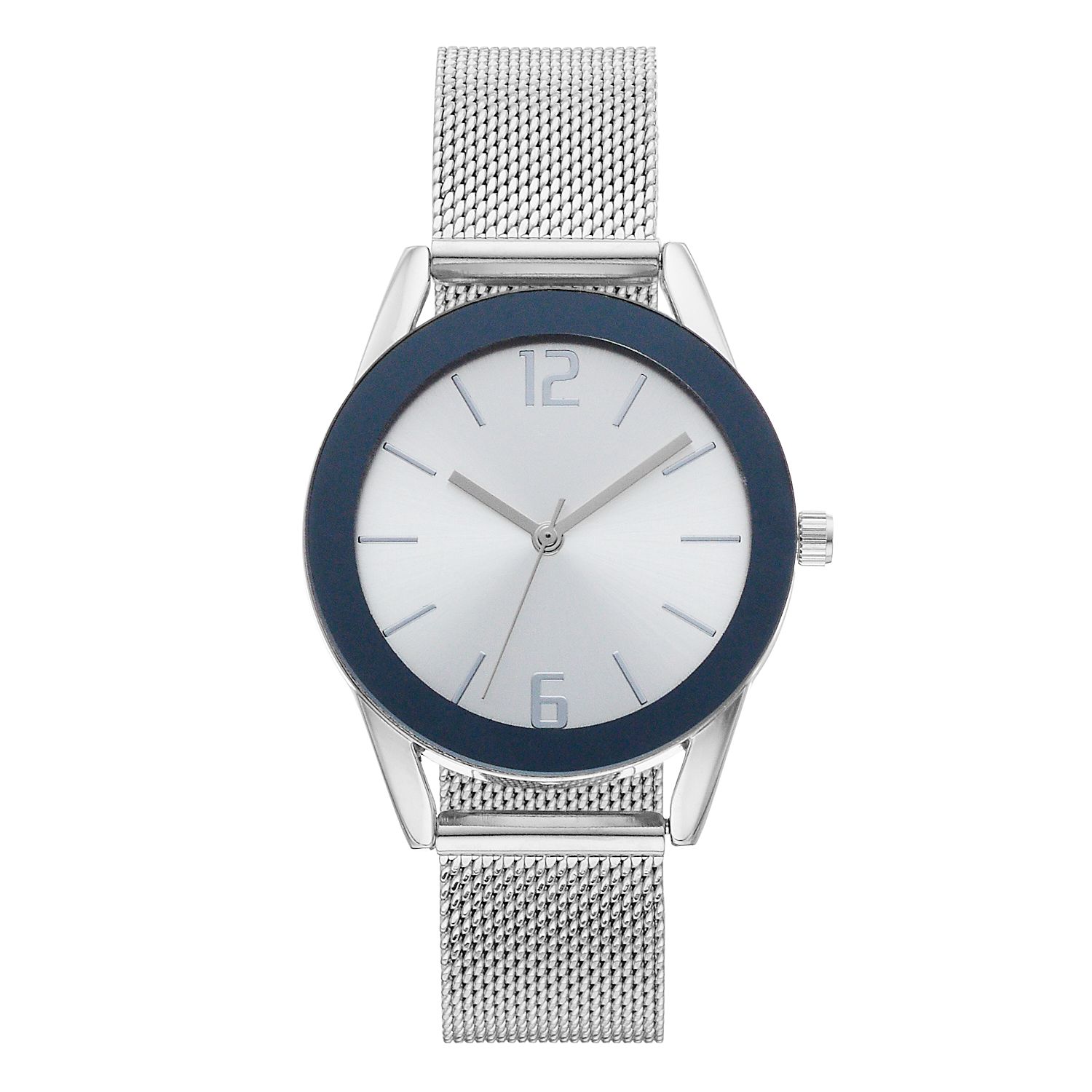watch with mesh band