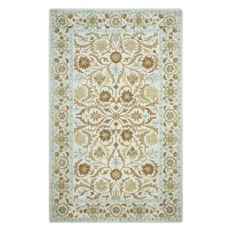 Rizzy Home Ashlyn Framed Floral I Wool Rug