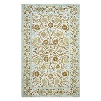 Rizzy Home Ashlyn Framed Floral I Wool Rug
