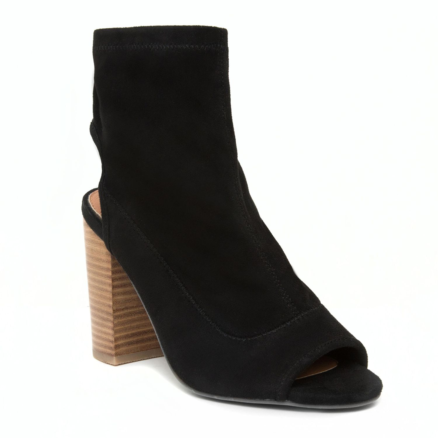 kohls open toe booties