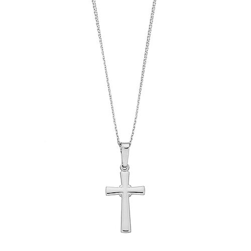 Sterling Silver Cross Pendant Necklace
