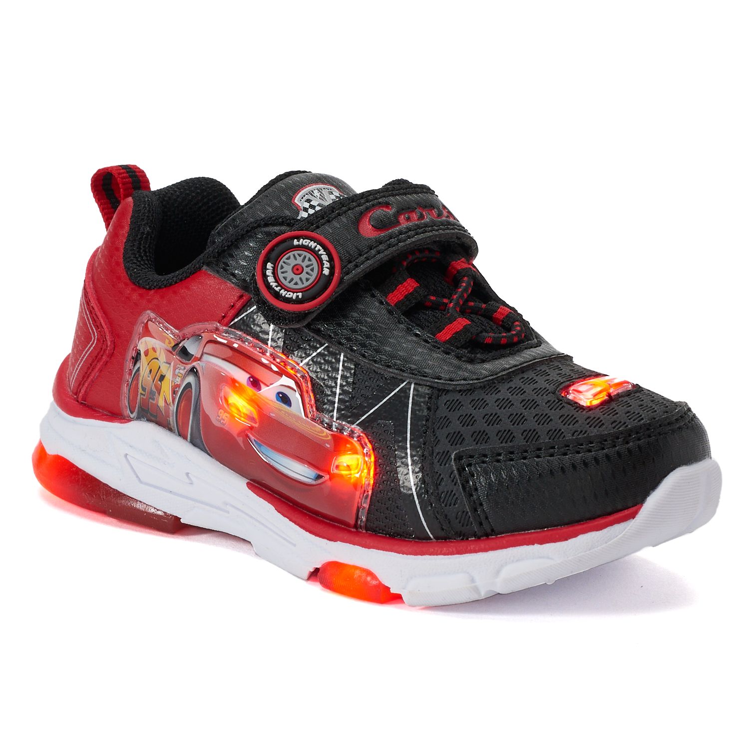 lightning mcqueen light up sneakers