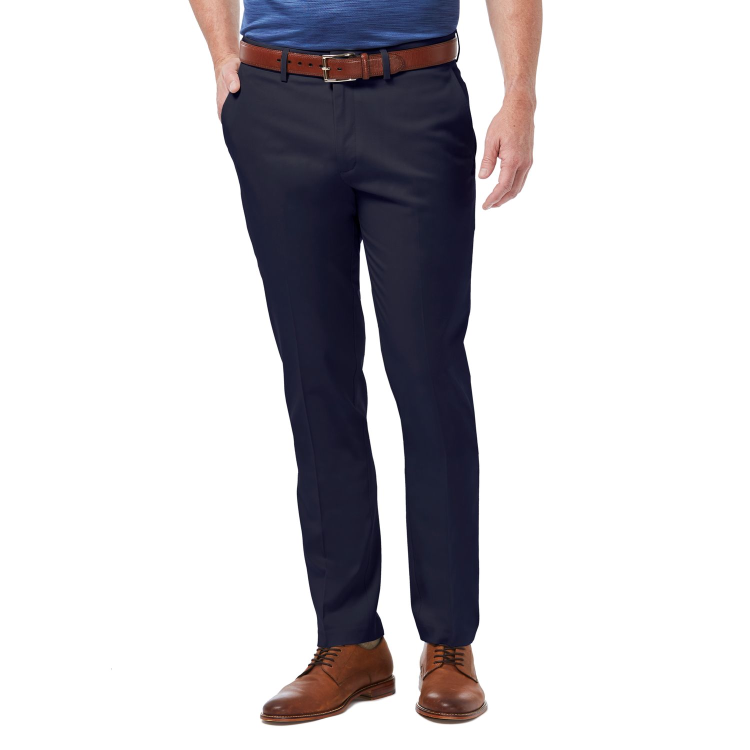 kohls haggar premium no iron khaki