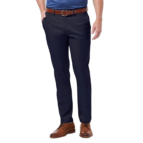 Big & Tall Haggar Premium No-Iron Khaki Stretch Slim-Fit Flat-Front Pants