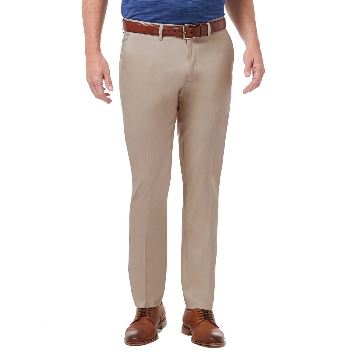 haggar premium no iron khaki slim fit