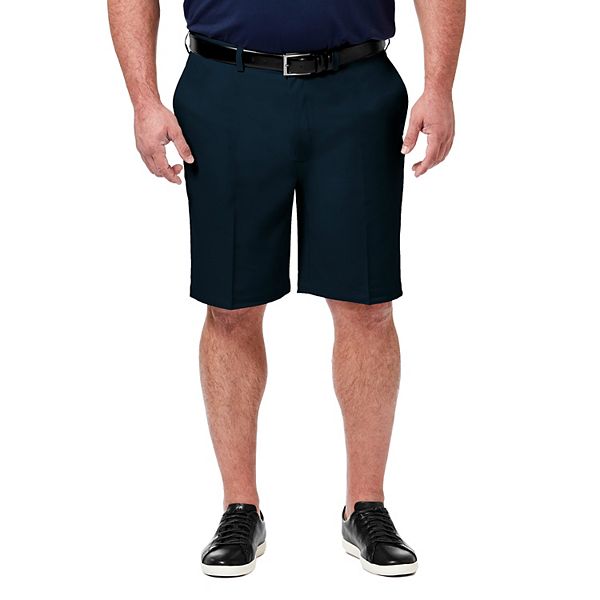 Big Tall Haggar Cool 18 PRO Classic Fit Pleated Shorts