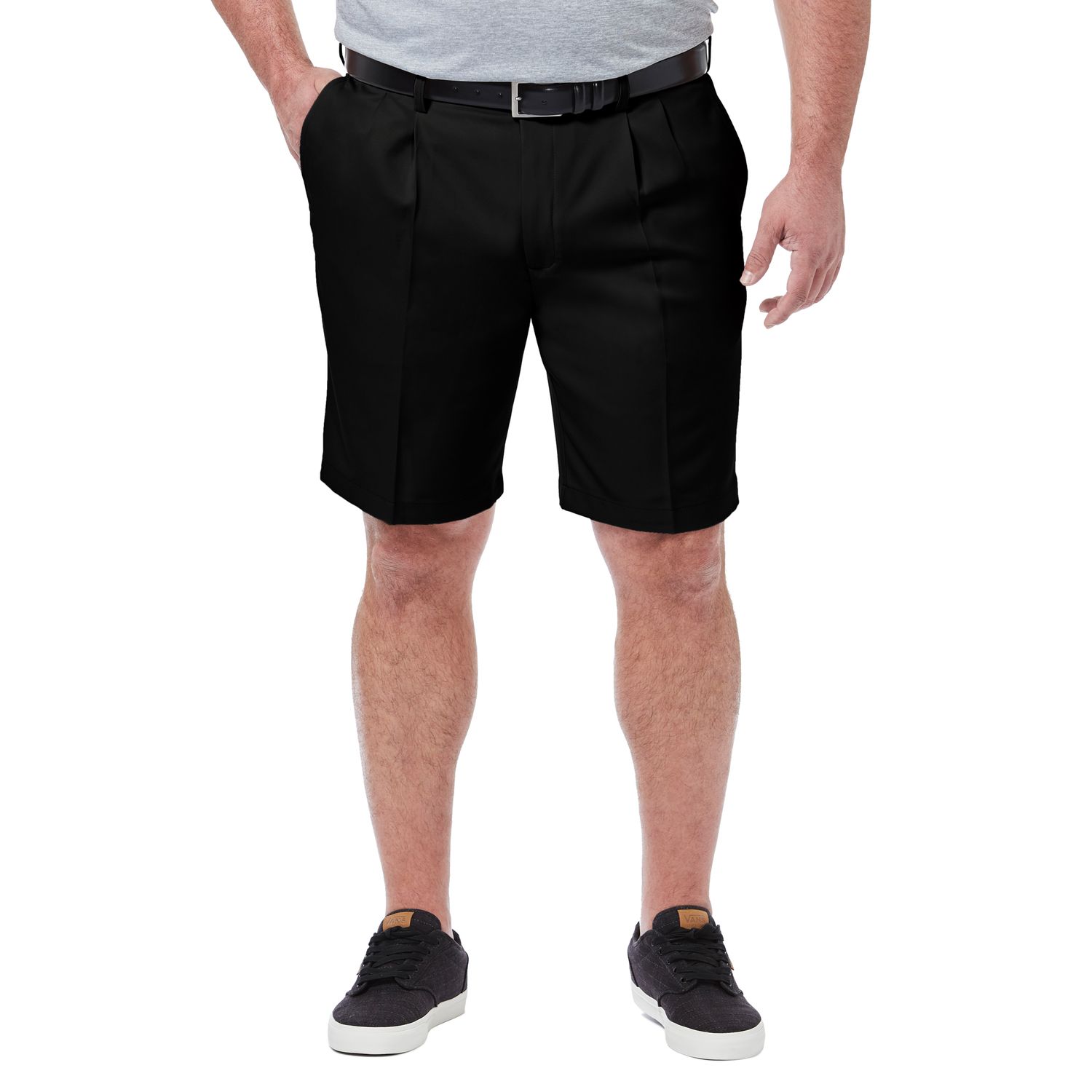 men's haggar pleated shorts