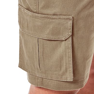 Big & Tall Haggar Straight-Leg Flat-Front Stretch Cargo Shorts