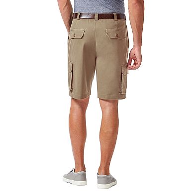 Big & Tall Haggar Straight-Leg Flat-Front Stretch Cargo Shorts