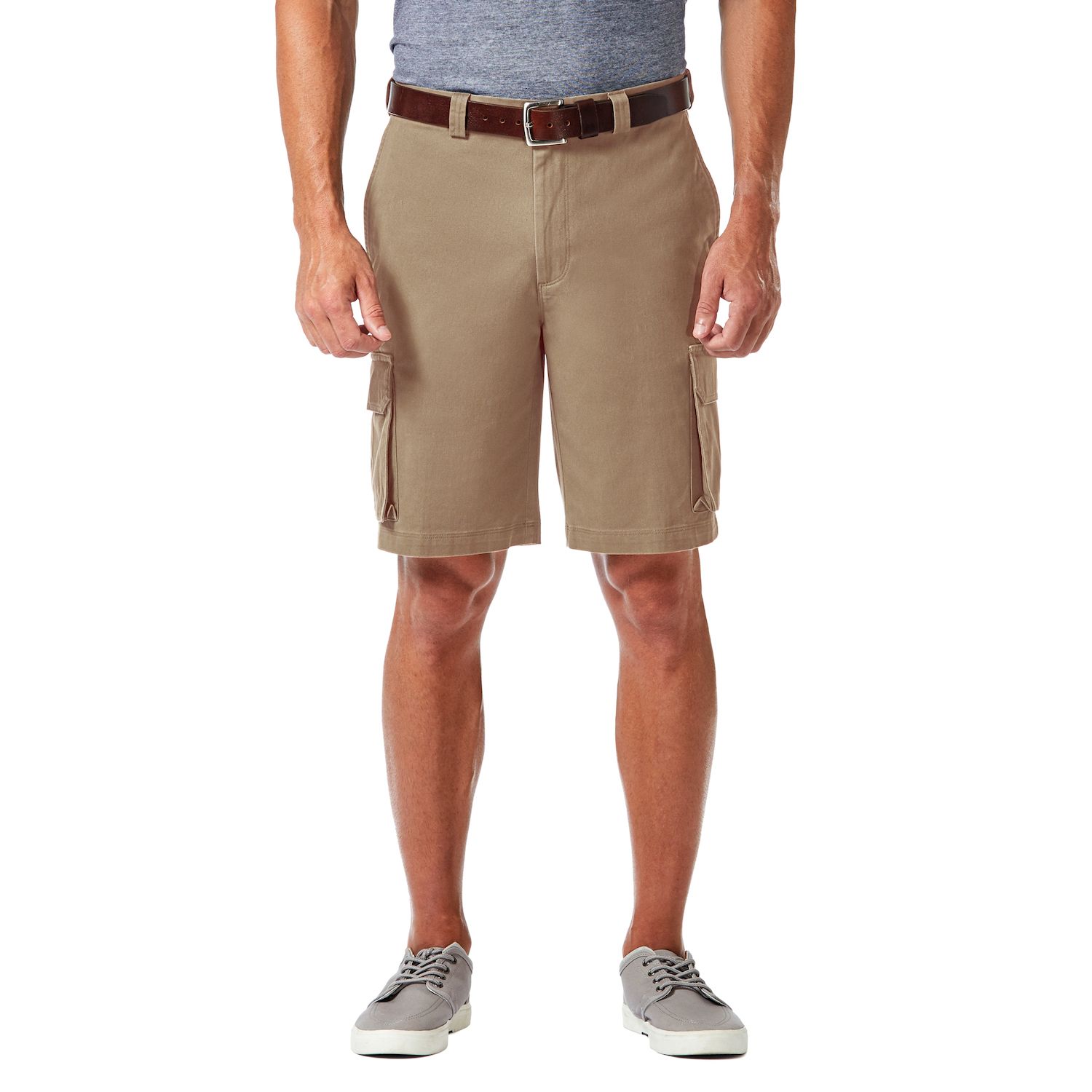 haggar cargo shorts elastic waist