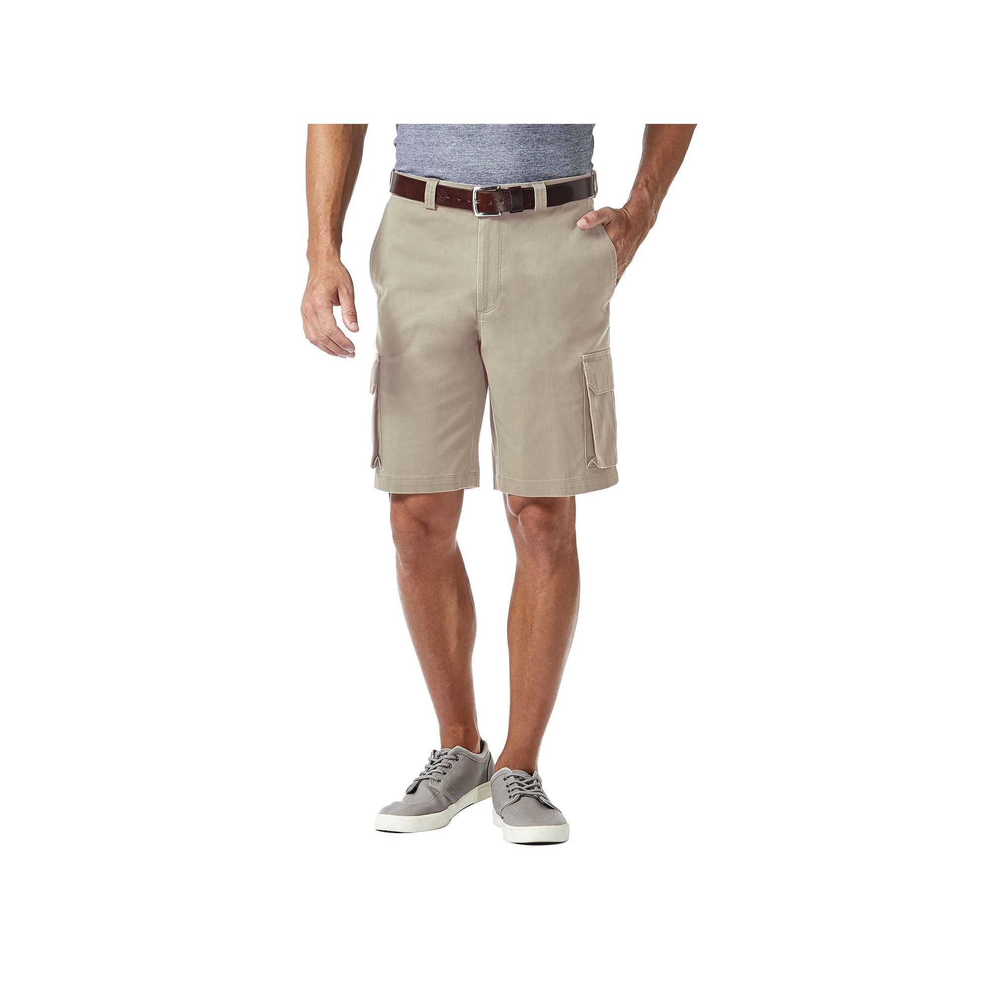 Big & Tall Haggar Straight-Leg Flat-Front Stretch Cargo Shorts, Mens, Size