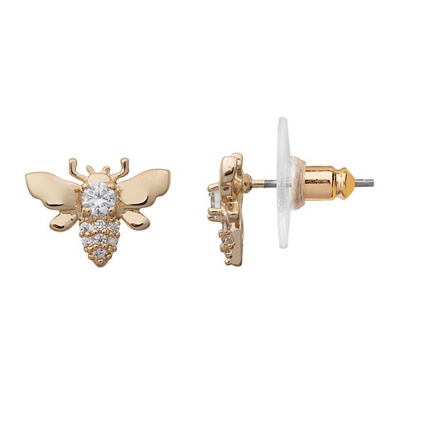 LC Lauren Conrad Flying Bee Nickel Free Stud Earrings