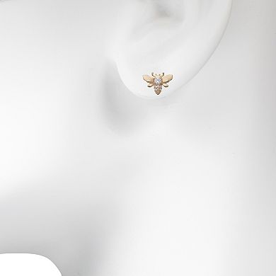 LC Lauren Conrad Flying Bee Nickel Free Stud Earrings