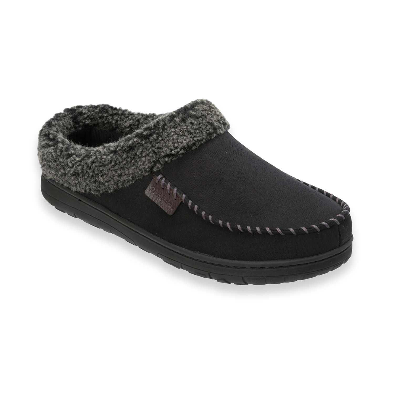 men's dearfoam wide width slippers