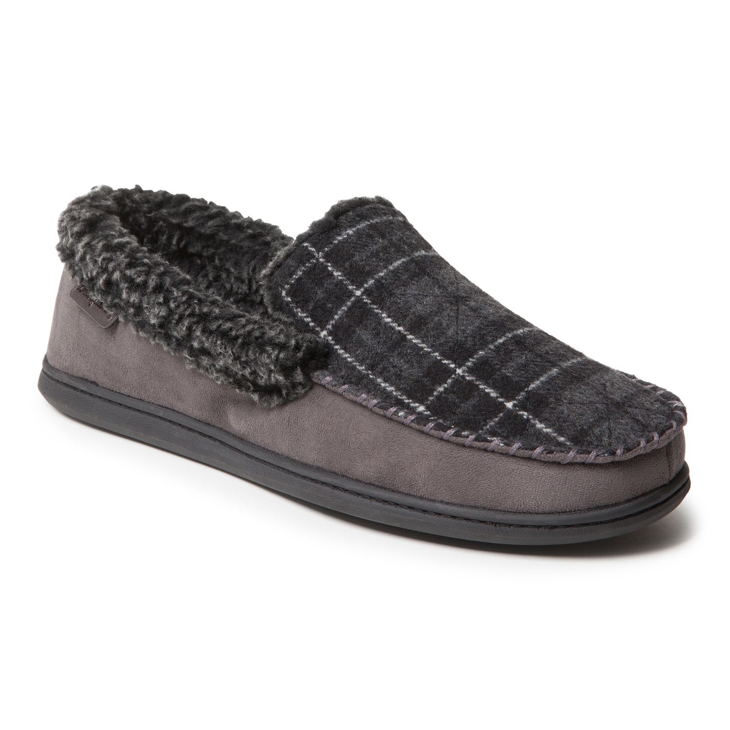 men's dearfoam wide width slippers