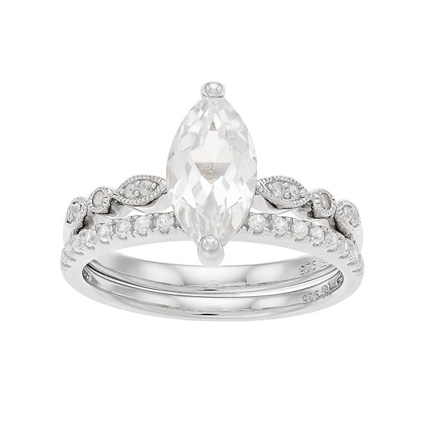 Special edition cloth New White Sapphire Marquise Cut