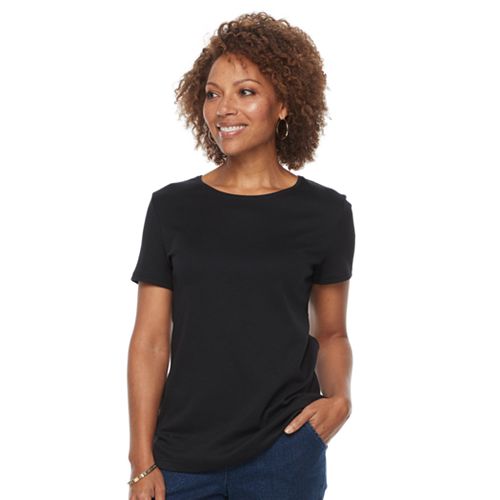 Women's Croft & Barrow® Essential Classic Crewneck Tee